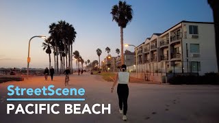 PACIFIC BEACH Boardwalk and Coastline: San Diego - StreetScene (Episode 06)