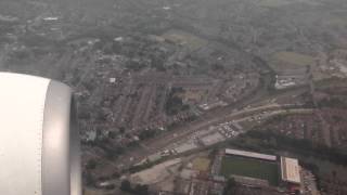 Ryanair Boeing 737-8 Inside Crosswind Landing Manchester Airport 23R EGCC