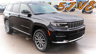 Do You NEED The 5.7L V8? 2021 Grand Cherokee L Overland Driving Review!