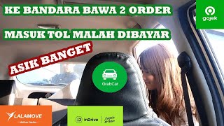 LIVE ONBID | DOUBLE ORDER KE BANDARA | GOCAR GRABCAR INDRIVER LALAMOVE JAKARTA |