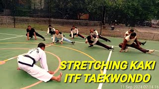 Stretching Kaki ITF Taekwondo, Bersama Sabeum Samprasetio, Rabu 11/09/24