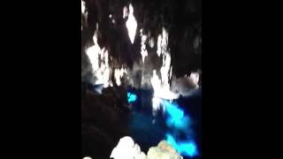 The beauty of gruta da lagoa azul