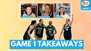 WNBA Playoffs: Game 1 takeaways from Liberty, Sun, Lynx and Aces wins! | The Press Break