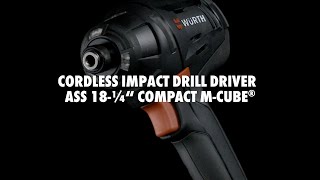 Wurth Cordless Impact Screwdriver ASS 18-1/4 INCH COMPACT M-CUBE® | Würth Malaysia