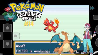 Charmeleon evolved into Charizard  | reached celadon city | Pokemon leaf green gameplay #14