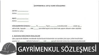 SATIŞ VAADİ SÖZLEŞMESİ