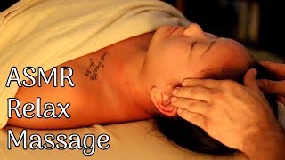 Relaxing Ambient Head/Scalp Massage ~ NO TALKING