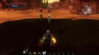 Kingdoms of Amalur: Reckoning rogue backstab humanoid (alternate clip)