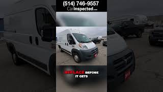 2016 Ram Promaster 2500 car inspection by Car Inspected™