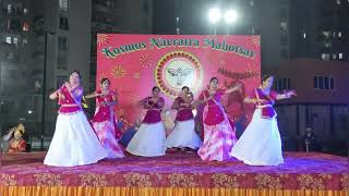 Ladies group dance performance/Dussehra performance