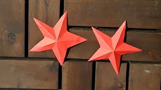 EASY DIY PAPER STAR | HOW TO MAKE PAPER STAR? | EASY PAPER CRAFT IDEAS