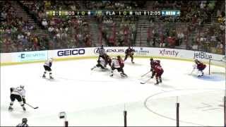 Lucic Goal Off the Faceoff vs Florida Panthers 2/24/13