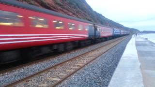 29/08/2014 - 2 37's head back from Kingswear along Dawlish seawall