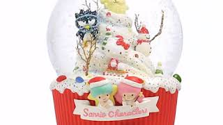 "ice cream cupcake cake" Music Snow Globe