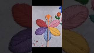 Colour full embroidery short #colour #hacks #ytshorts