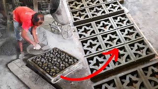 Amazing Technique Of Making Cement Grills | Cement craft ideas | DIY Cement Craft Idea