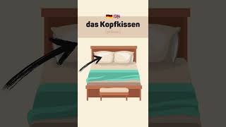 Let's Learn German Vocabulary "Bedroom" 🛌 Das Schlafzimmer