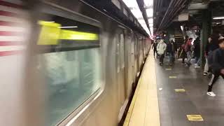 (IM BACK!!!!!) MTA IRT Flusing Line: R188 (7) Express Train Departing Times Sq - 42 St!!!!!