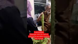 Tangan Kreatif || Ditangan Ahli (Dr. Saiful) || Kulit Jeruk pun bisa berubah jadi Mie Herbal. 🙂