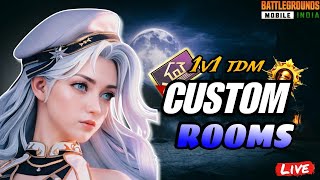 Day 46/360 BGMI LIVE CUSTOM ROOMS | 1V1 TDM ROOM |  #girlgamer #bgmilive #CUSTOM