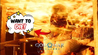 Kratos Sacrifices Himself In Fire | God of War Valhalla (PS5) Gameplay