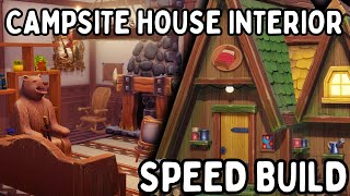 Campsite House Interior Speed Build