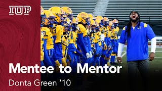 Mentee to Mentor: Donta Green ’10