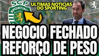 🟢💥 EXCELENTE NOTICIA! ADEPTOS COMEMORAM! REFORÇO DE PESO! NOTÍCIAS DO SPORTING CLUBE DE PORTUGAL