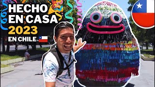 GIGANTE esculturas en chile 🇨🇱 IMPRESIONANTE festival Hecho en Casa 2023 Santiago de chile 🇨🇱