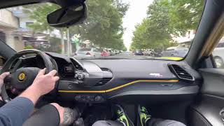 FERRARI 488 PISTA On board dsc off