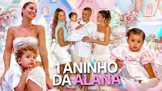 FESTA DE 1 ANINHO DA ALANA 🩷🎈