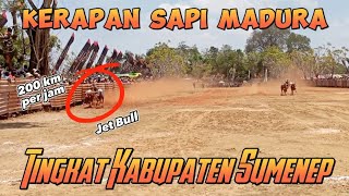 KERAPAN SAPI PIALA BUPATI SUMENEP 2023 || LAPANGAN BLUTO FULL PENONTON