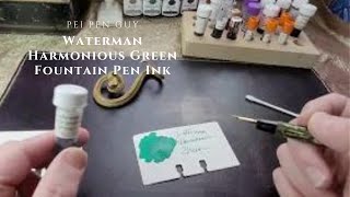 Waterman Harmonious Green Fountain Pen Ink