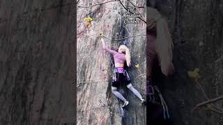 Unleashing Fearless Determination: Tiia Rämö Conquering 6B Rötpunkt #rockclimbing #bouldering