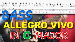 Allegro Vivo in C Major with Tabs