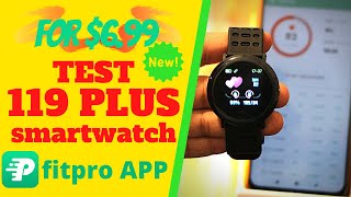 119 PLUS Smart Bracelet Fitness Track unboxing & review SMART BAND  MOBILE # FITPRO APP SmartWatch