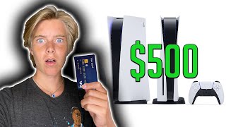 I STOLE MY MOMS CREDIT CARD TO BUY THE PS5!!