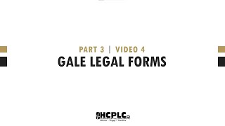 Introduction to Legal Research - Part 3 | Video 4 - Gale Legal Forms