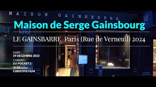 Maison Gainsbourg "LE GAINSBARRE" LE CAFÉ & PIANO-BAR DE LA MAISON GAINSBOURG 2024