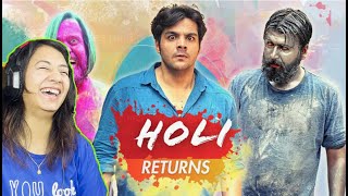 REACTING TO HOLI RETURNS BY @ashishchanchlanivines