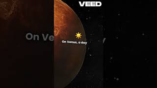 Venus - Where Days Outlast Years! #facts #space #youdidntknow #factshorts