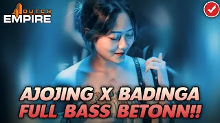 BASS GILAA SUPER BETON!! DJ AJOJING X BADINGA - JUNGLE DUTCH 2023 FULL BASS TERBARU