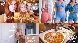 follow me around! family breakfast + new alphalete