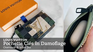 Louis Vuitton Men's Spring-Summer 2024 Pochette Clés in Damoflage: Overview & what fits