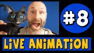 Live Stream -animation on Coraline Cat