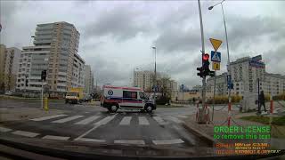 Jazda po Warszawie - Ursynów / Driving in Warsaw Poland - Ursynów district