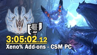 Switch Axe Speedrun - 3:05:02.12 MHW Xeno% with Add-ons + CSM