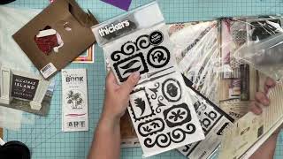 Unbox It: Rehomed Scrapbook Goodies