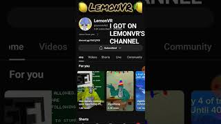 I got on lemonvr's channel #vr #gorillatagfun