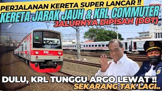 Harus PISAH TOTAL JALUR KRL & KA JARAK JAUH Hindari BAHAYA !! Progress DWI GANDA MANGGARAI CIKARANG